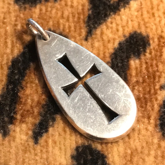 James Avery Jewelry James Avery Retired Vtg Silver Cross Tear Drop